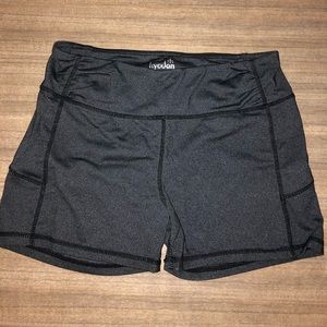 Workout shorts, size M